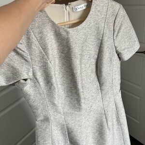 Vintage silk and wool Dior dress from Raf Simon’s ready to wear collection.